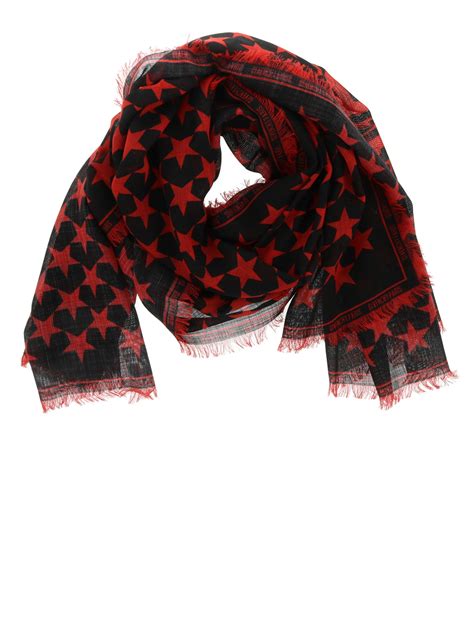 givenchy scarf stars|Givenchy scarf wool.